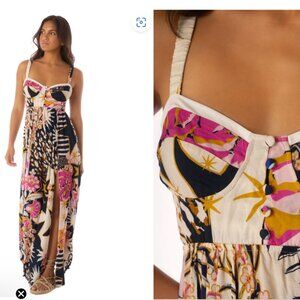 Maaji Multicolor Floral Maxi Dress